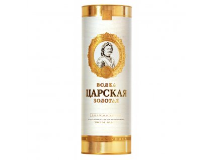 Vodka Carskaja Zlatá tuba 40% 1l
