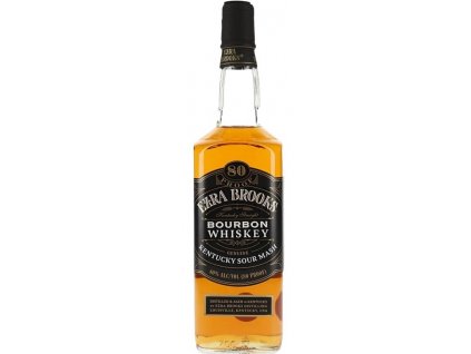 ezra brooks black label bourbon 80 proof 07l 40