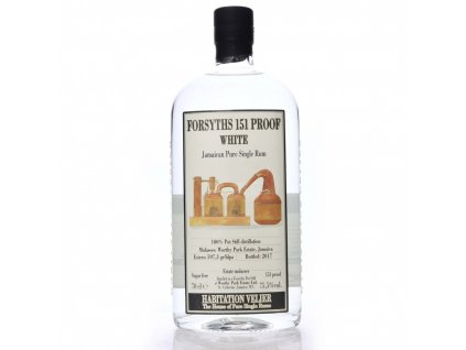 Forsyths 151 Proof White Habitation Velier 75,5% 0,7l