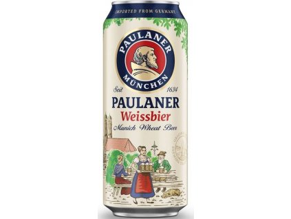 Paulaner Hefe-Weissbier 0,5l plech