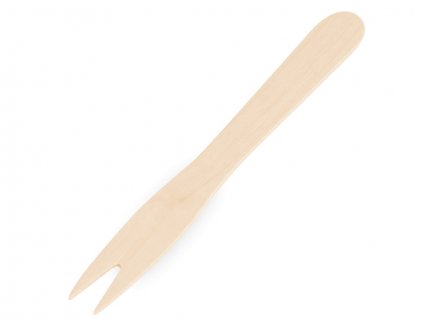Vidlička dřevěná na hranolky 8,5cm 1000ks