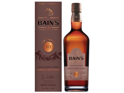 Bains Cape Mountain Whisky 10yo Shiraz Cask Finish 62,8% 1l