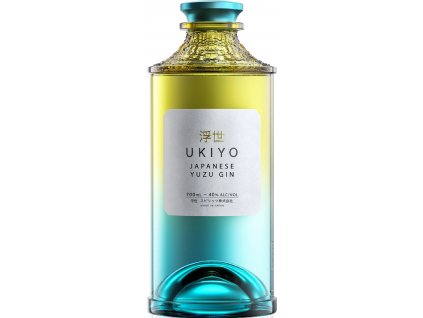 ukiyo yuzu gin bottle