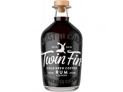 twin fin cold brew coffee rum liqueur