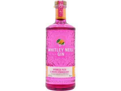whitley neill japanese yuzu white strawberry gin 07l 413 limited edition
