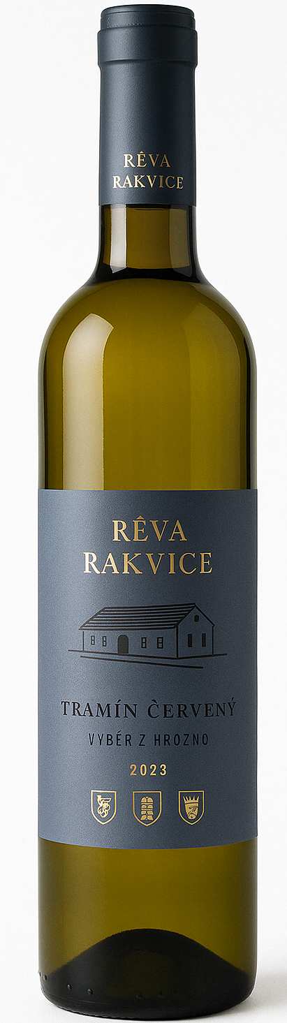 Réva Rakvice Tramín Červený Výběr z bobulí 2023 BIO 0,5l (holá láhev)
