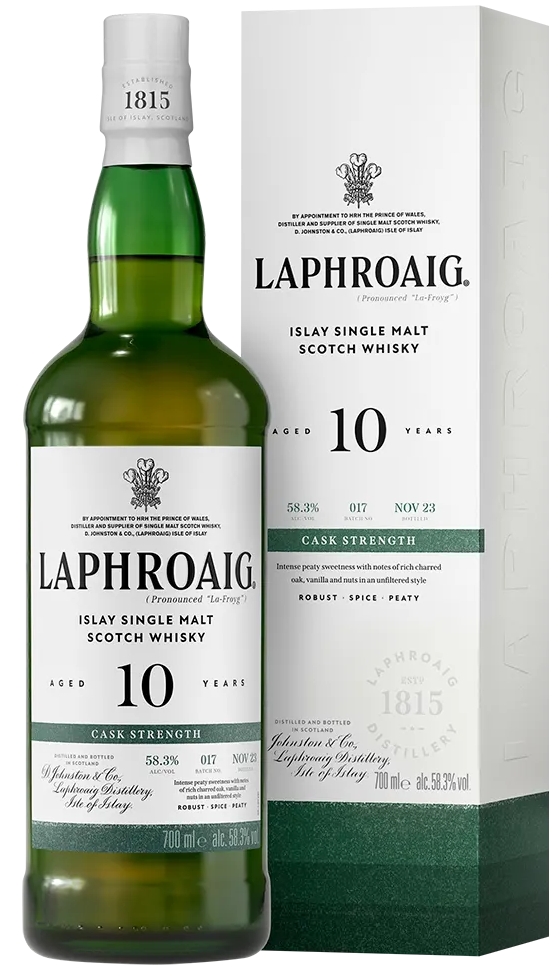 Laphroaig 10 letá Cask Strength Batch 017