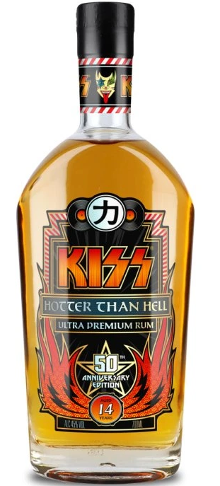 Kiss 14 yo Hotter than Hell Ultra Premium Rum 50th Anniversary Edition 45% 0,7l