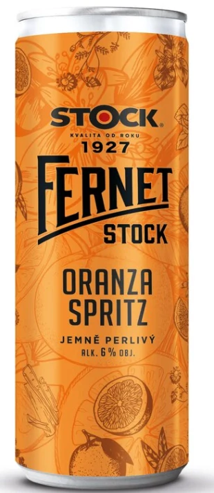 Fernet Stock Oranza Spritz RTD 0,25 L 6 %