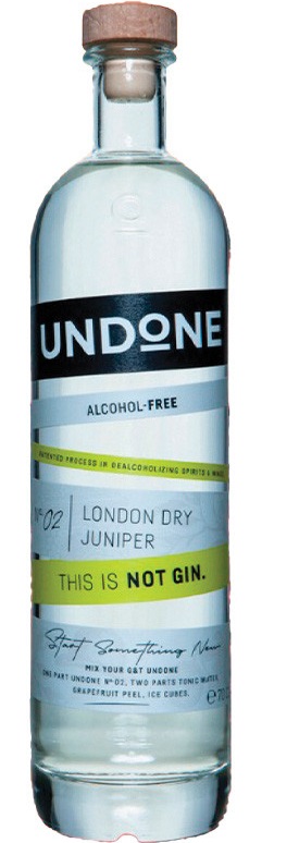 UNDONE - London Dry Juniper - Not Gin, 0%, 0,7l