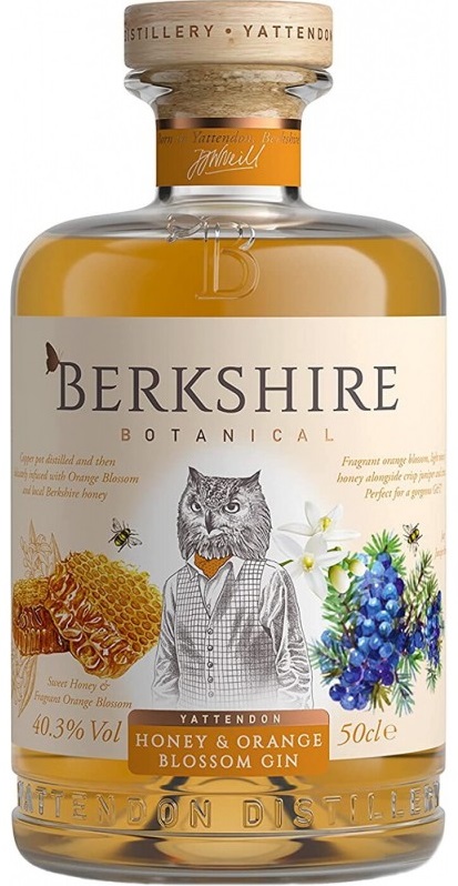 Berkshire botanical honey & orange blossom gin 40,3% 0,5 l (holá láhev)
