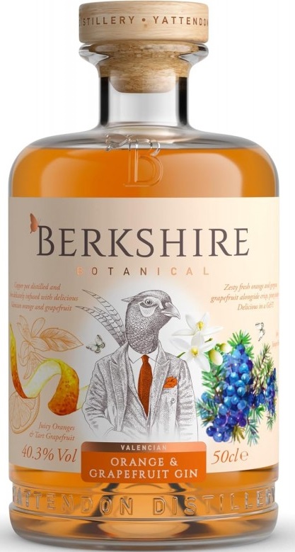 Berkshire Botanical Valencian Orange & Grapefruit Gin 40,3% 0,5 l (holá láhev)