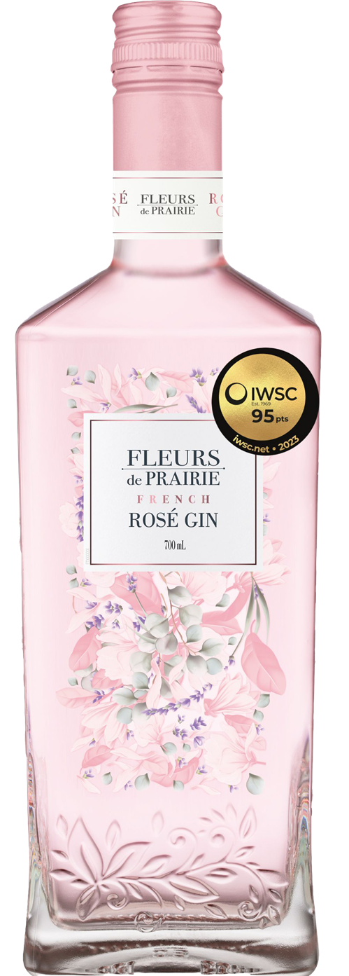 Fleurs de Prairie French Rosé Gin 40% 0,7l