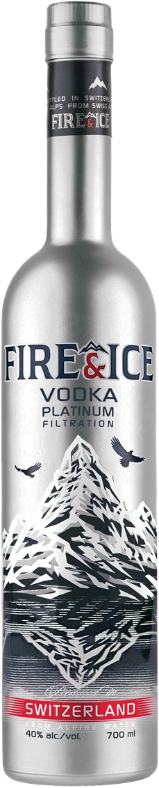 Fire & Ice Platinum Vodka 40% 0,7l