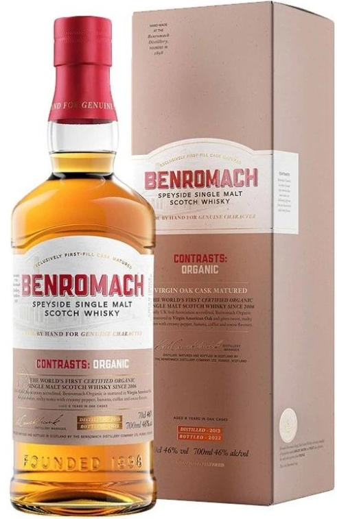Benromach Contrasts: Organic 2013 46% 0,7l (karton)
