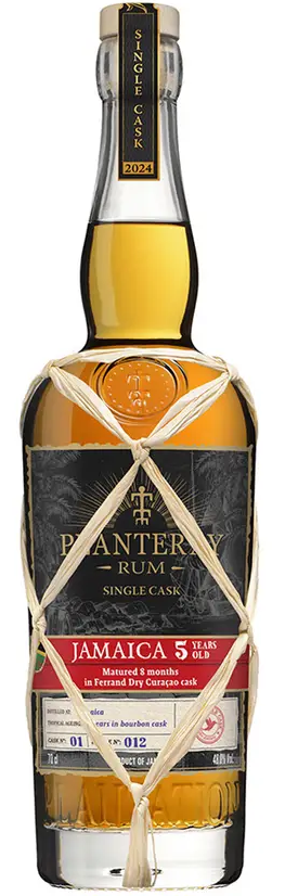 Planteray Single Cask 2024 Jamaica 5 Y.O. Ferrand Dry Curaçao Cask 47,1% 0,7 l