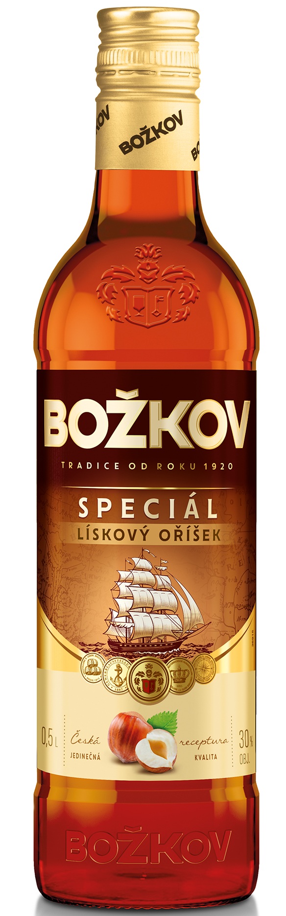 Božkov Speciál Lískový oříšek 0,5 L 30%