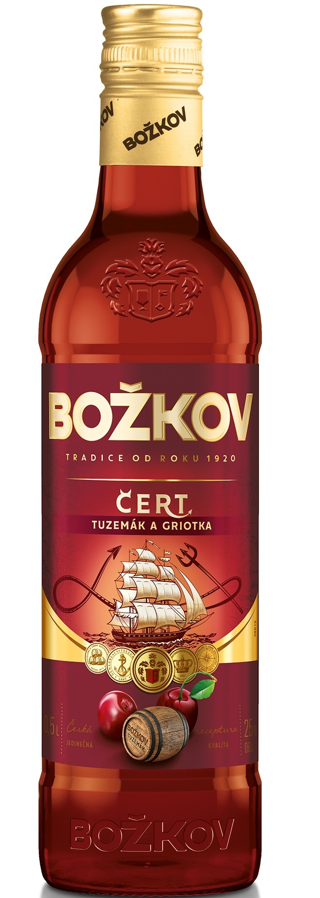 Božkov ČERT 25% 0,5l