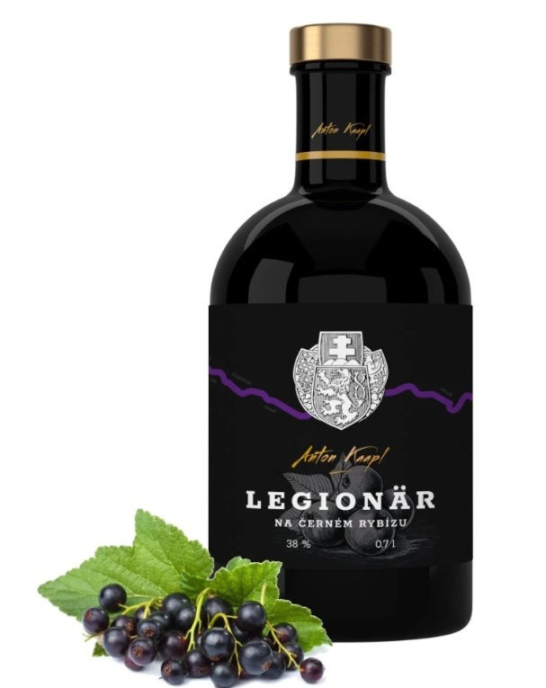 Anton Kaapl LEGIONÄR na černém rybízu 38 % 0,7l