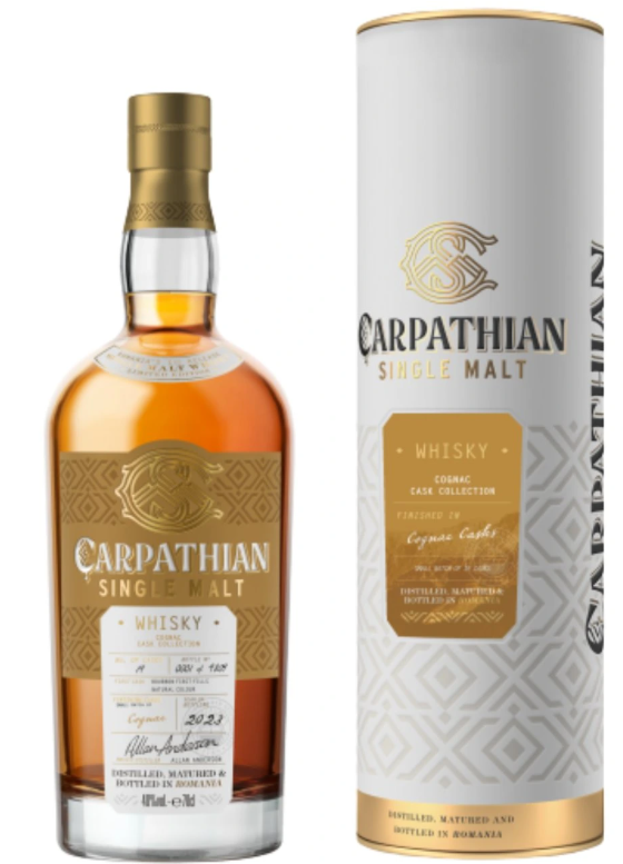 Carpathian Cognac Finish 40% 0,7l (tuba)