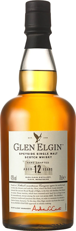 GLEN ELGIN 12Y 43%0,7l(hola lahev)