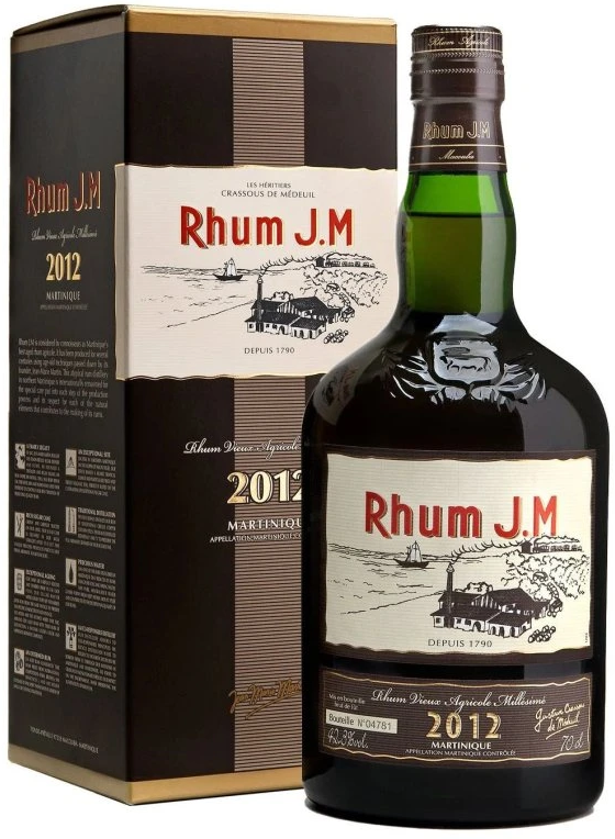 J.M Rhum Millesime 2012 42,3% 0,7l (karton)
