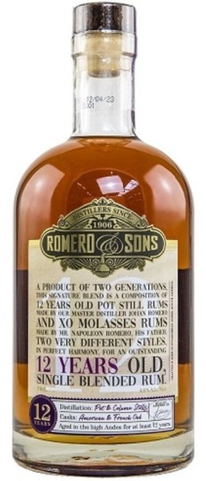 Romero & Sons 12yo 48% 0,7l