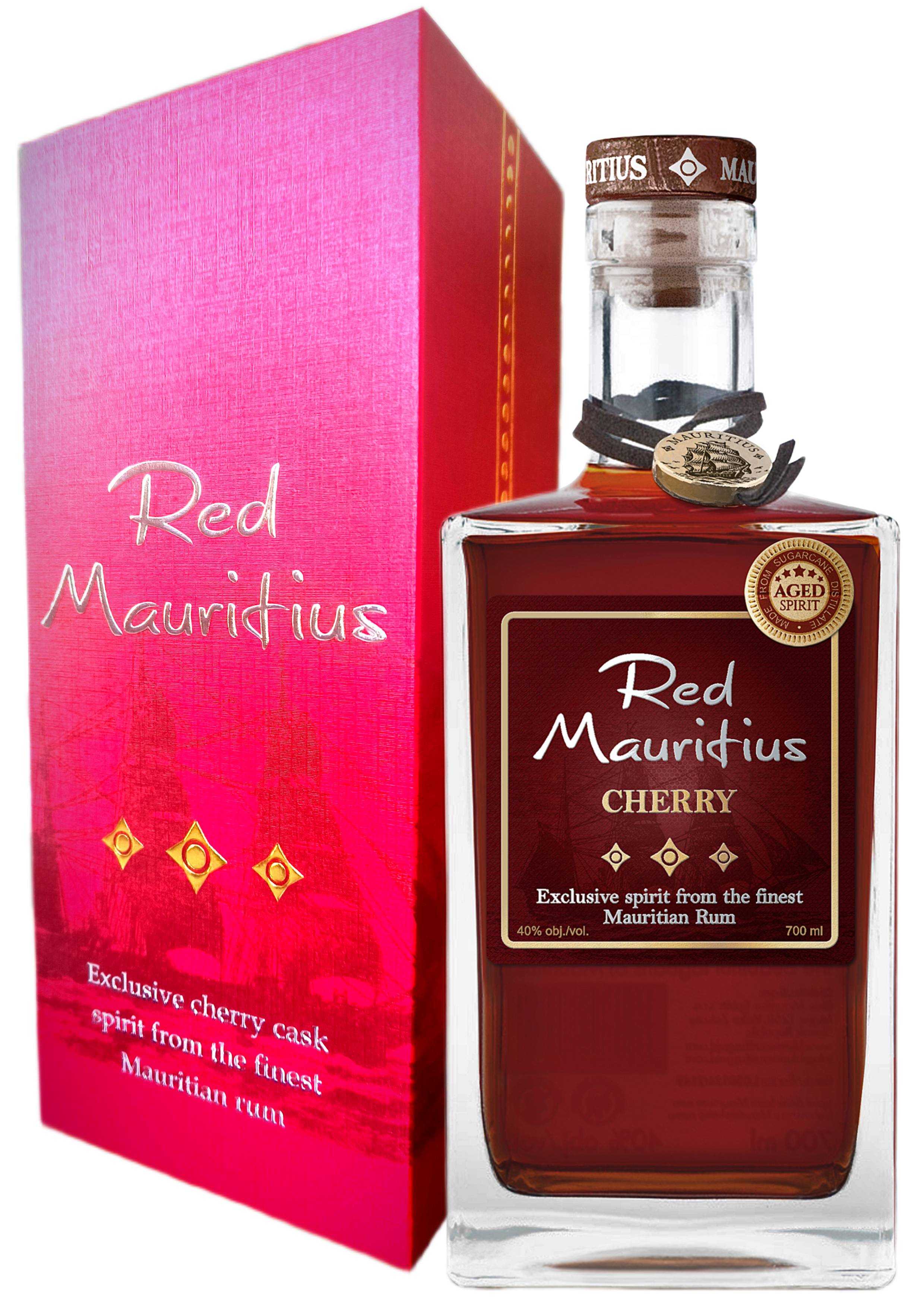 Blue mauritius Red Mauritius Cherry 40% 0,7l (luxusní krabička)