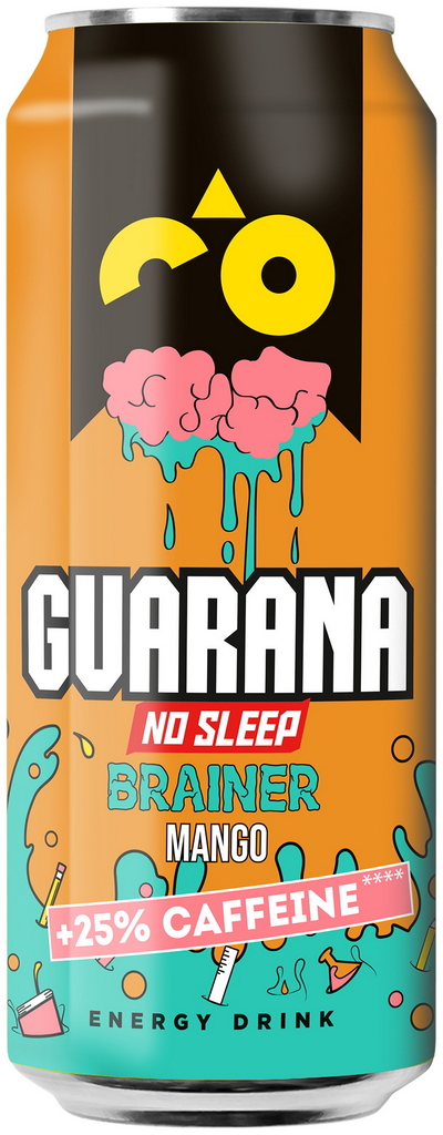 Guarana Brainer Mango 0,5l