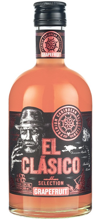 El Clasico Grapefruit 25% 0,5l (holá láhev)