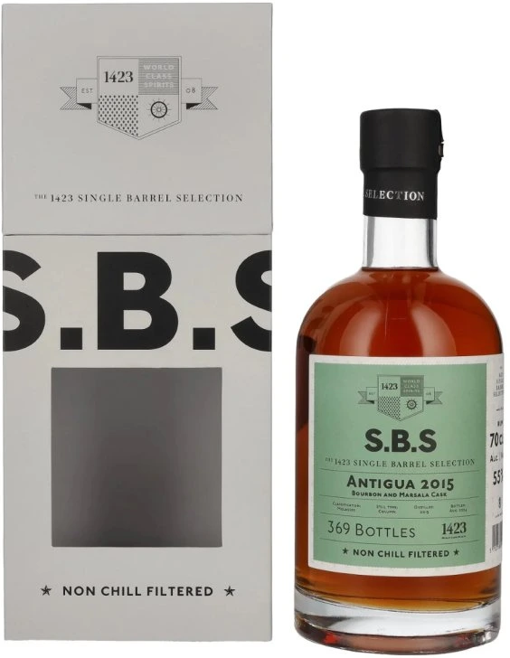 S.B.S. Antigua 2015 Bourbona and Marsala Cask 55% 0,7l
