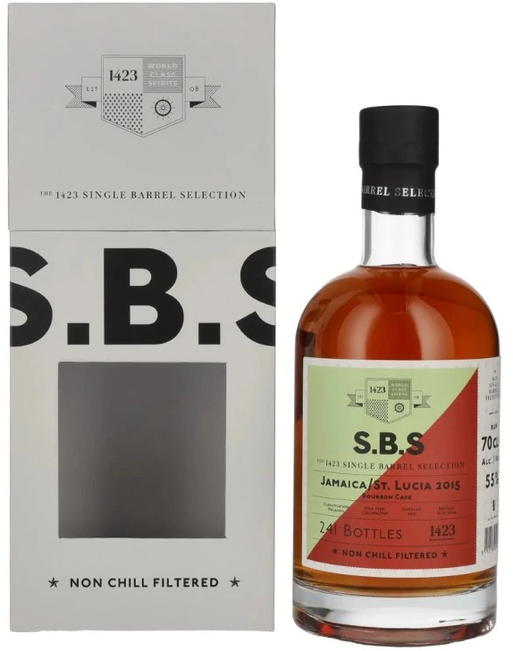 S.B.S. Jamiaca/St. Lucia 2015 Bourbon Cask 55% 0,7l (karton)