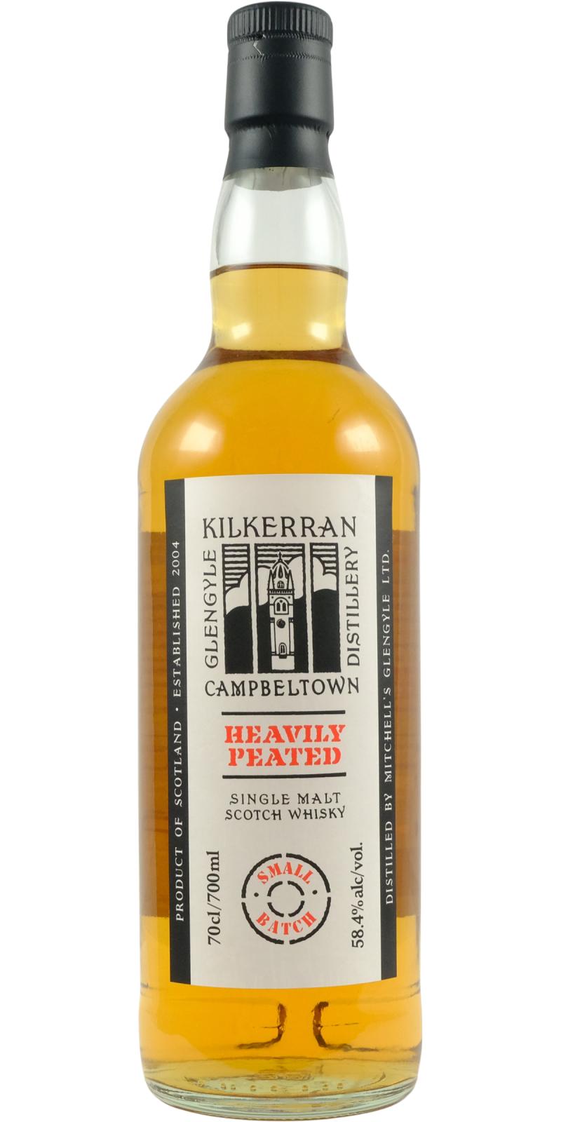 Kilkerran Heavily Peated Batch no.12 58,4% 0,7l