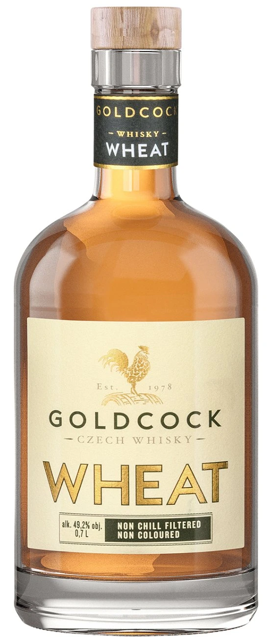 Gold Cock Wheat 49,2% 0,7l (holá láhev)