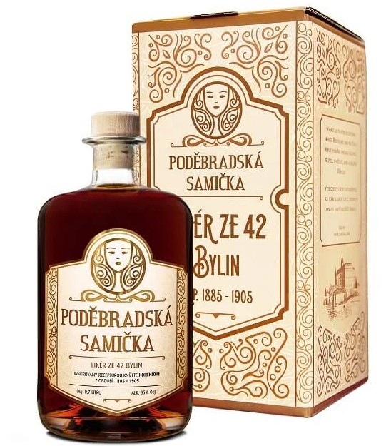 Poděbradská Samička kartonek 35% 0,5l (karton)