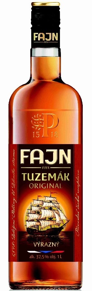 Fajn Tuzemák Original 37,5% 1l (holá láhev)