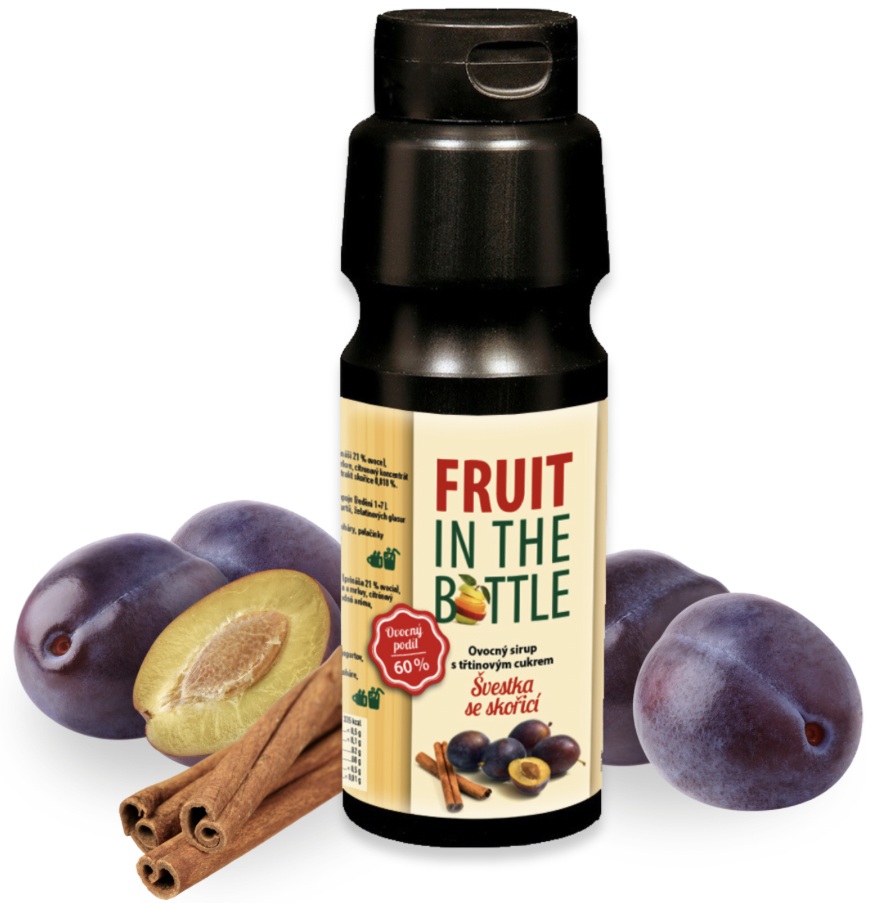 Fruit in the Bottle Švestka se Skořicí 0,75l