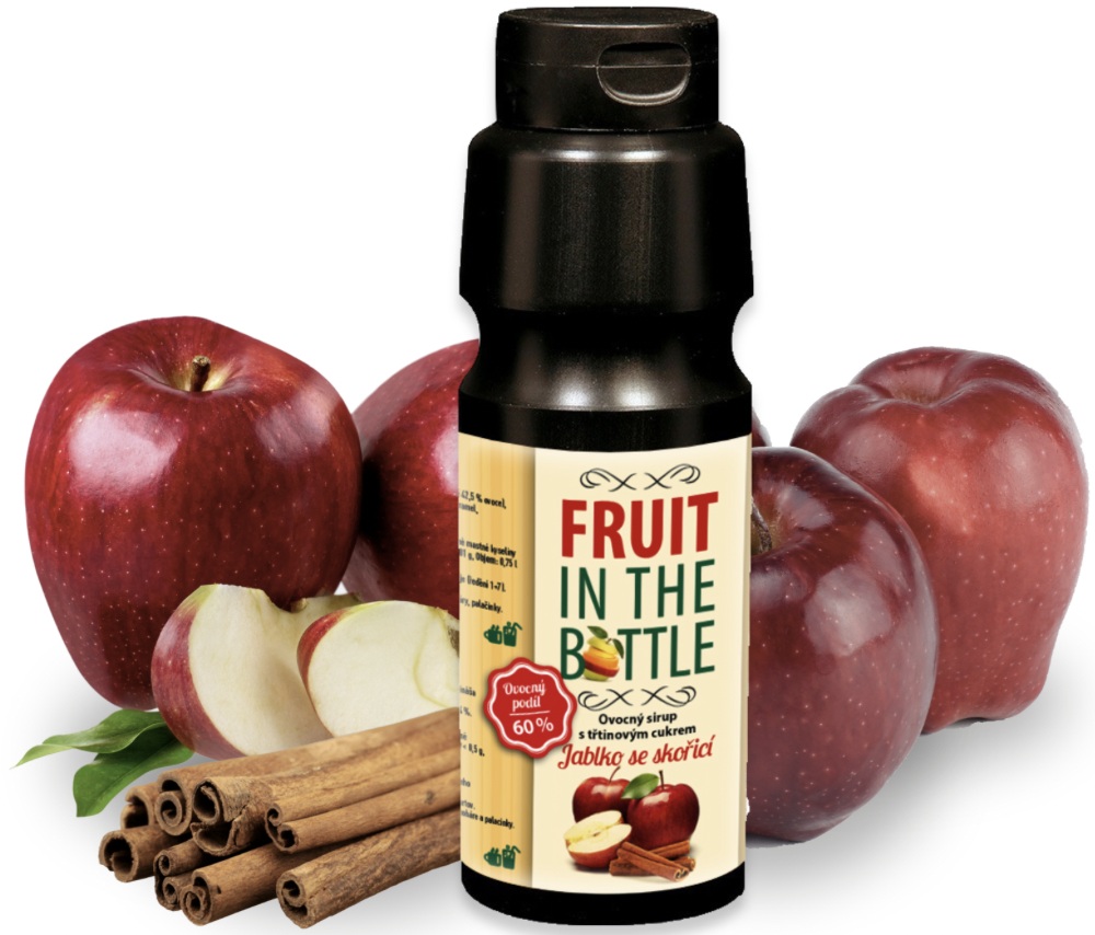 Fruit in the Bottle Jablko se Skořicí 0,75l