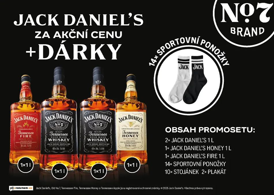 Jack Daniels Promo Set 4x1l 11/2025