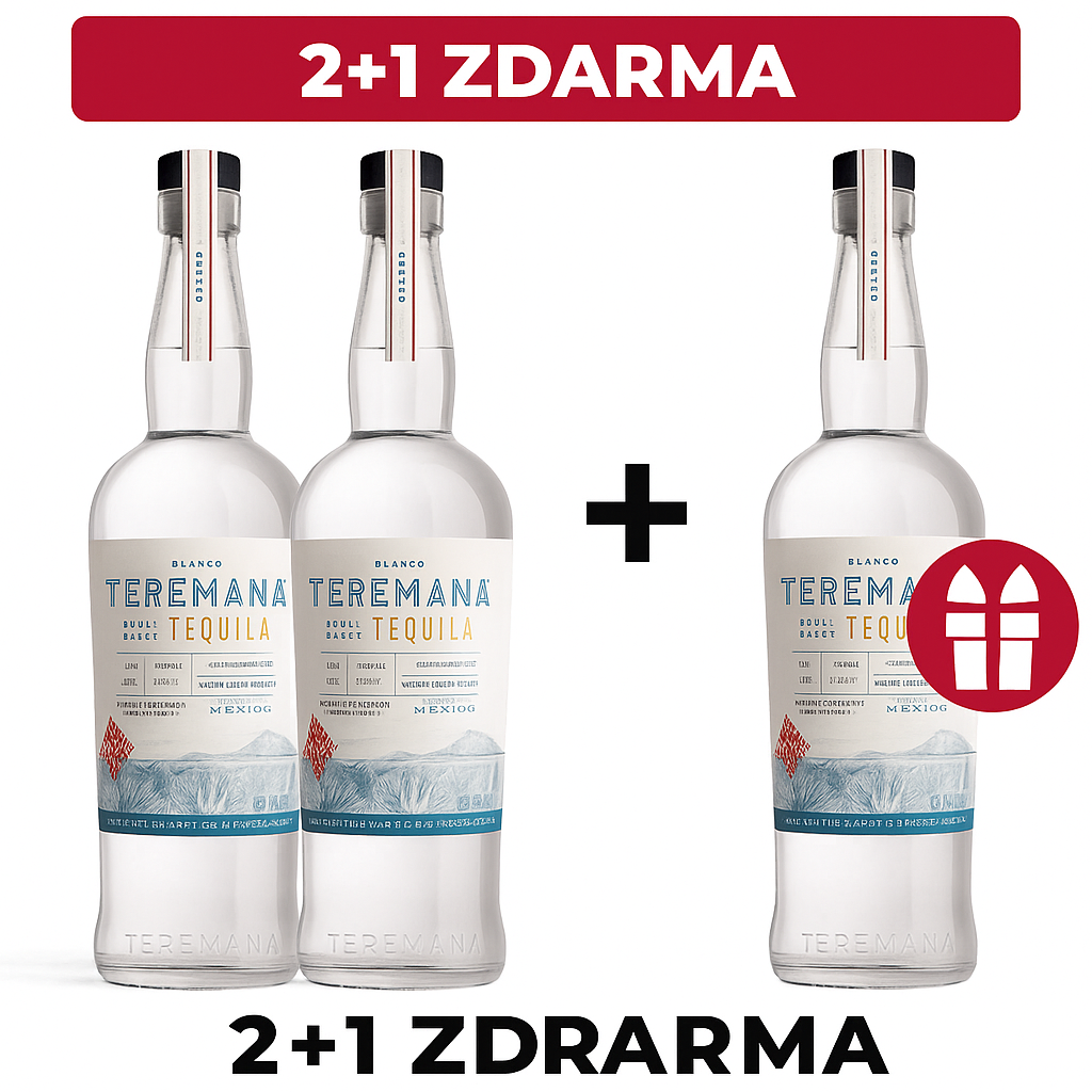 Teremana Blanco 2+1 zdarma (set)