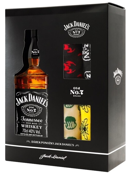 Jack Daniel's Jack Daniel´s 0,7 box s ponožkami