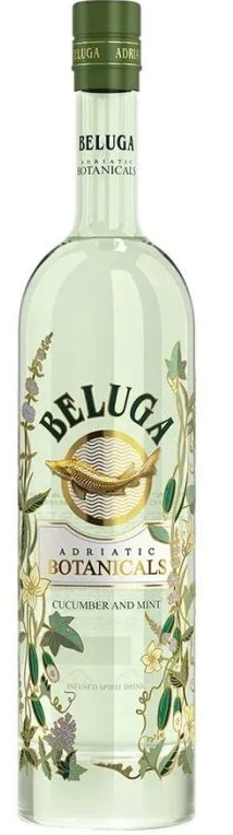Beluga Adriatic Botanicals Cucumber and Mint 30% 0,7l (holá láhev)