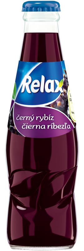 Relax Černý Rybíz sklo 0,2l