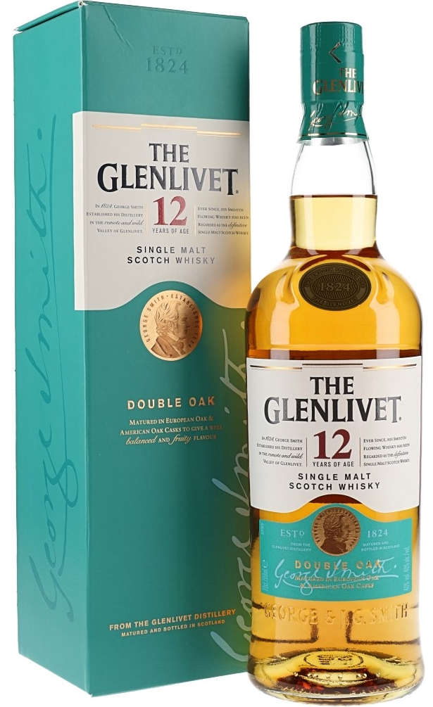 Glenlivet 12y Double Oak 0,7l 40% (karton)