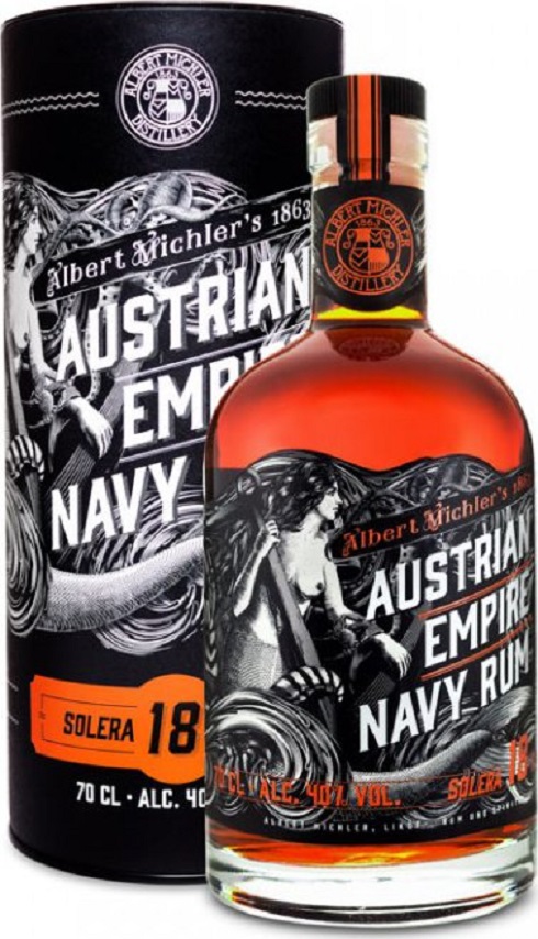 Albert Michler Distillery AUSTRIAN EMPIRE SOLERA - 18y 0,7l 40% tuba