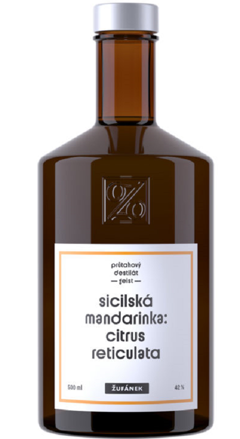 Žufánek Sicilská Bio Mandarinka 0,5 L 42%