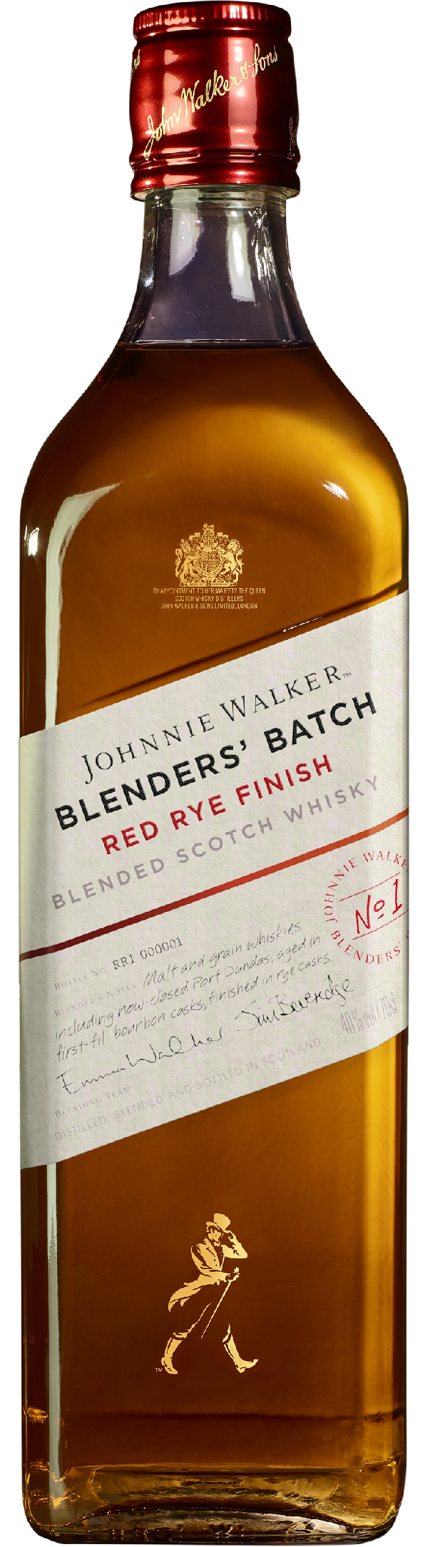 Johnnie Walker Blenders' Batch Red Rye Finish 40% 0,7l (holá láhev)