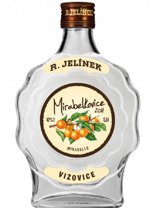 Pálenka z Mirabelek budík 42% 0,7l (holá láhev)