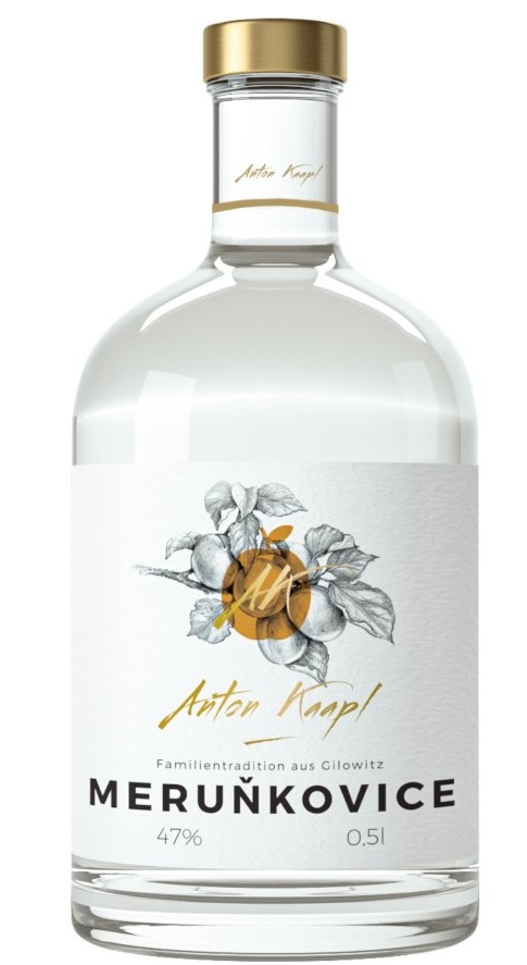 Anton Kaapl Bierbrand 47% 0,5l (holá láhev)