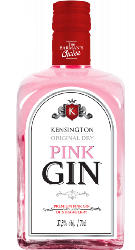 Gin Kensington Pink 37,5% 0,7l (holá láhev)